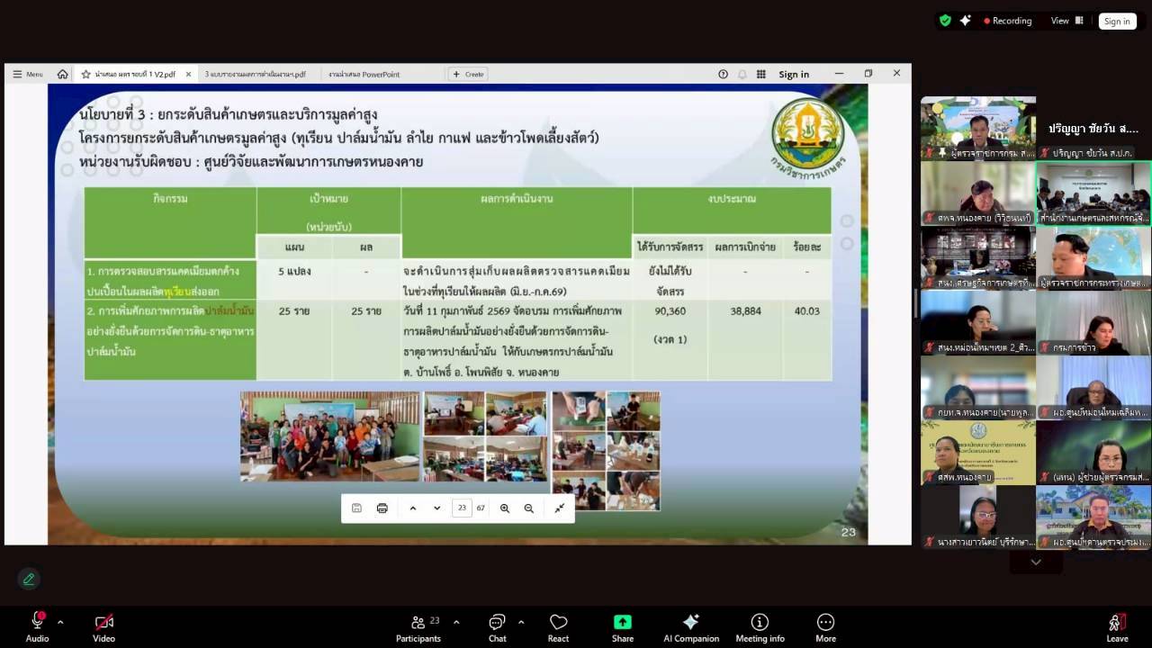 title - ผู้ตรวจราชการ ส.ป.ก. เข้าร่วมการประชุมตรวจติดตามการดำเนินงานตามแผนการตรวจราชการ ของผู้ตรวจราชการกระทรวงเกษตรและสหกรณ์ ประจำปีงบประมาณ พ.ศ. 2569 รอบที่ 1 ในเขตตรวจราชการที่ 10 จังหวัดหนองคาย 